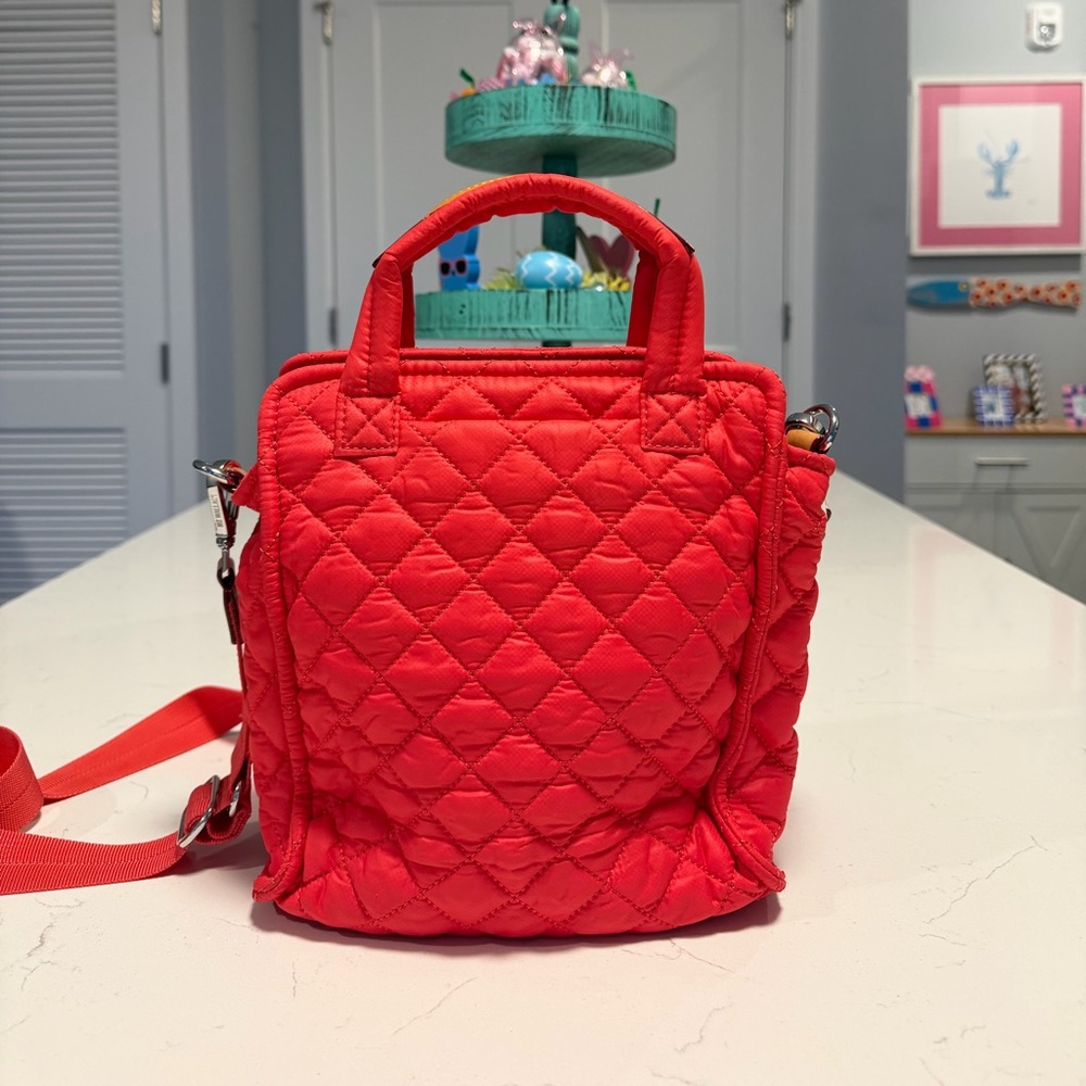 MZ Wallace Mini Box Tote - Bright Red - Picture 2 of 4